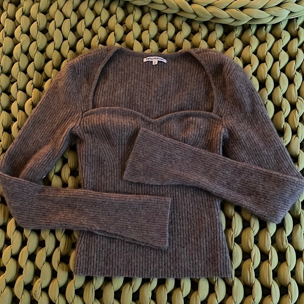 Reformation Glenna Cashmere Sweater